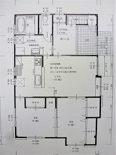 リノベーション用の新しい平面図