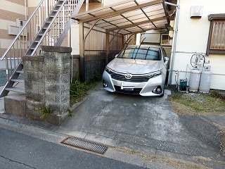 リフォーム前の今までの駐車場