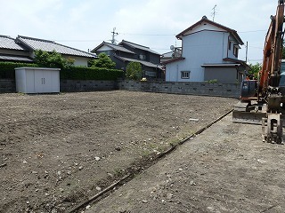 解体・整地が終わりました