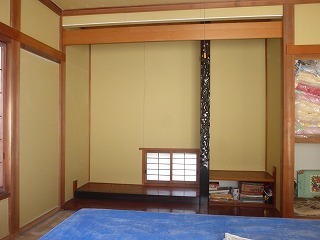 リフォーム中の和室の壁
