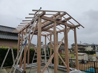 建て方が終了