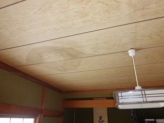 リフォーム前の和室の目透し天井