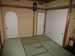 リフォーム後の茶室