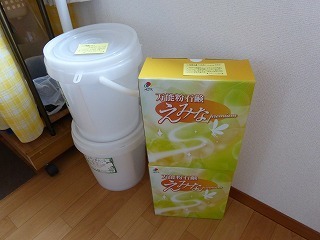 万能粉石鹸の「えみな」と「いきいきペール」