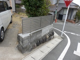 リフォーム後のブロック塀