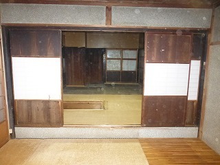 リフォーム前の和室の二部屋