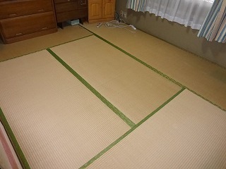 リフォーム前の畳の床