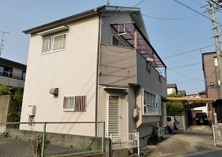 外壁・屋根の塗替えリフォーム前の外観