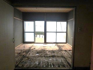 リフォーム前の和室の掃き出し窓