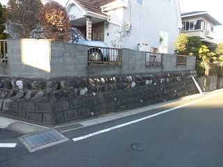 リフォーム前のブロック塀