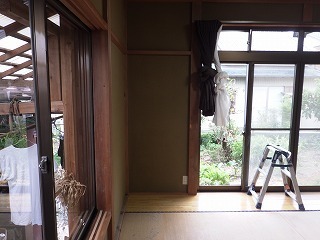 クローゼットを作るリフォーム前の和室