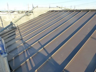 葺き替えリフォーム後の屋根