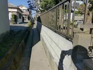 リフォーム後のブロック塀とフェンス