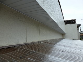 リフォーム後の板金の軒天