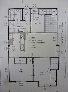リノベーション用の新しい平面図